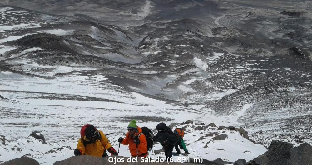 Ojos del Salado en 2017 - 2018
