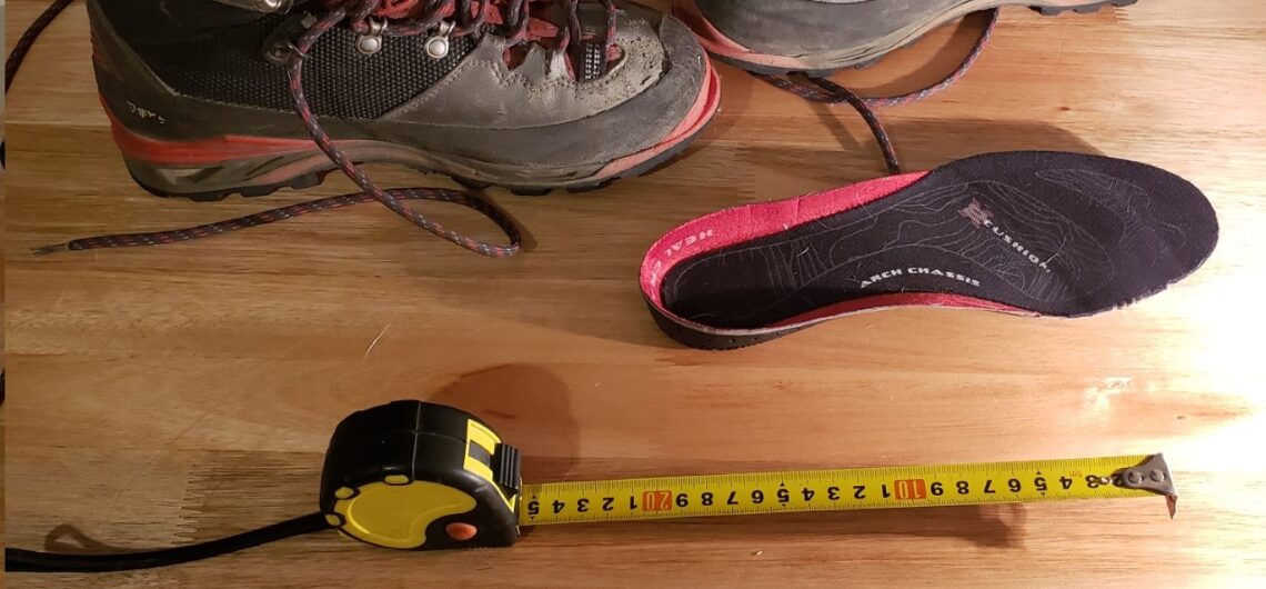 Como elegir el talle de las botas de montaña