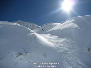 heliski en los Andes