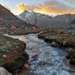 Taller de tránsito en glaciar