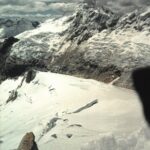 Taller de tránsito en glaciar