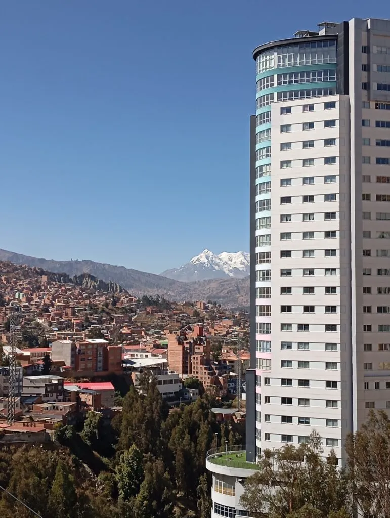 Cpmienzo en la ciudad de La Paz
