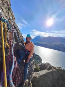 escalada guiada en Patagonia