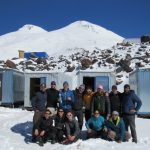 Grupo en campamento base del Elbrus